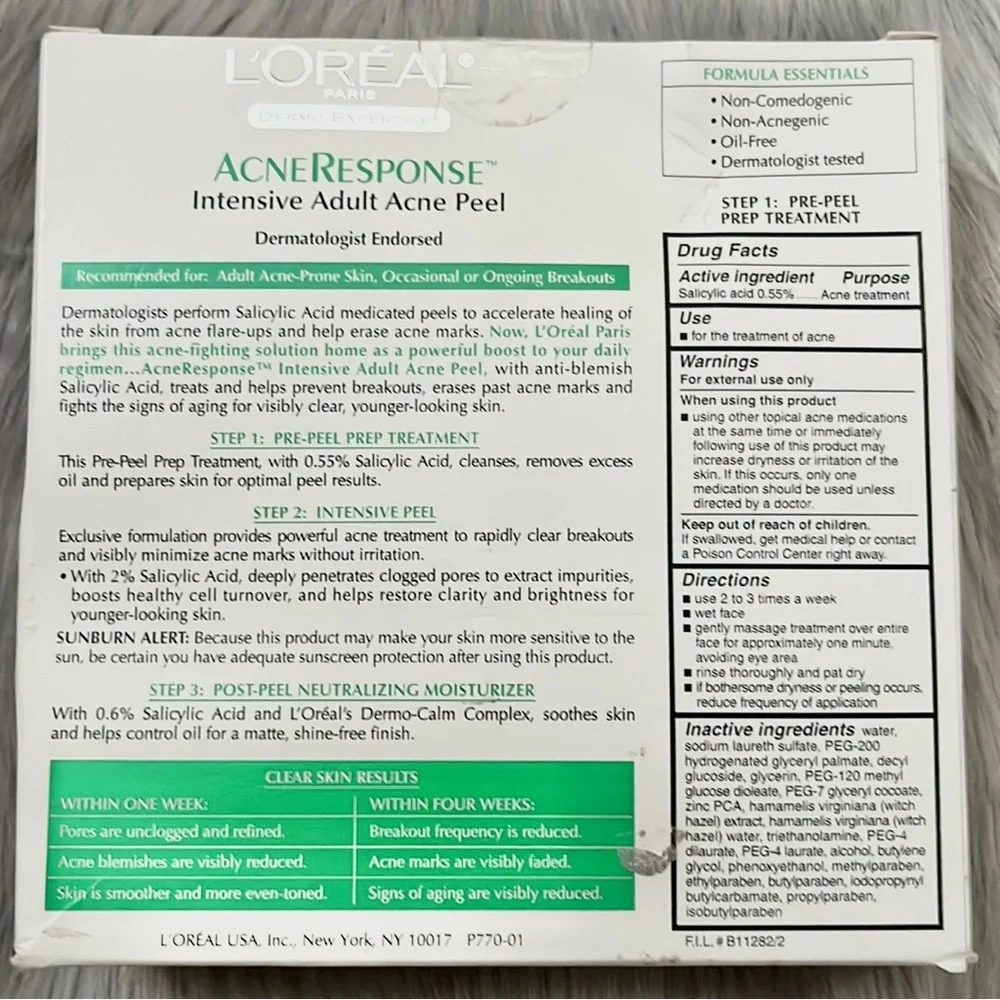 AcneResponse Intensive Adult 3 Step Acne Peel